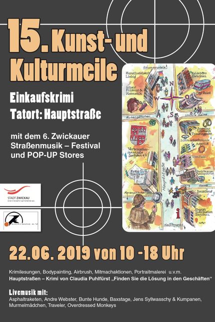 Kunst- und Kulturmeile - PLakat