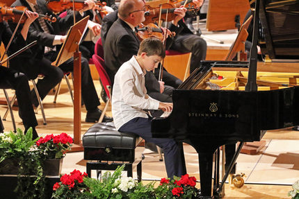 Der erst zehnjährige Chemnitzer Pianist Ben Lepetit