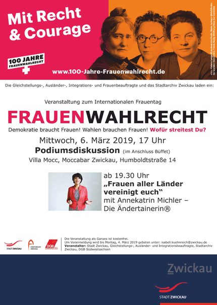 Plakat zur Veranstaltung