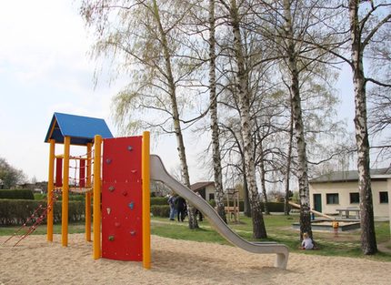 Neuer Spielplatz in Kleingartenanlage
