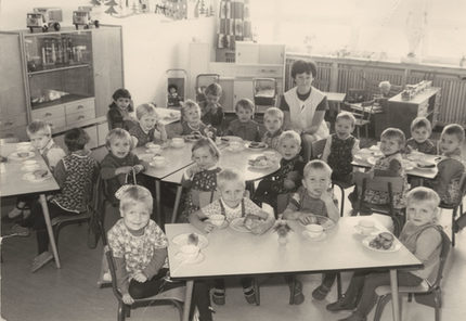 Gruppenraum Anfang der 70er Jahre