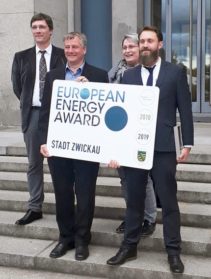 Vertreter des Energieteams Zwickau