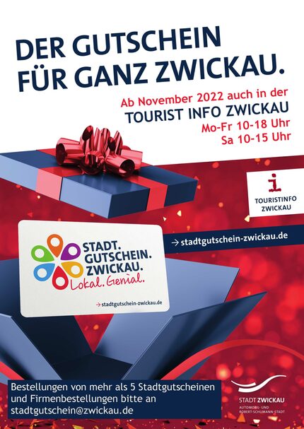 Plakat Stadtgutschein Nov 2022